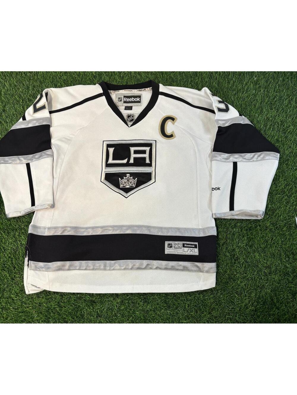 DUSTIN BROWN LOS ANGELES KINGS Jersey HOME REEBOK Official NHL #23 Sz Youth XL